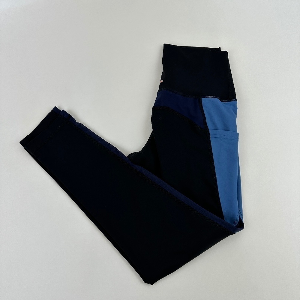 Aerie Leggings Womens Small Black Blue